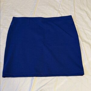 Ambiance Cobalt Blue Mini Skirt